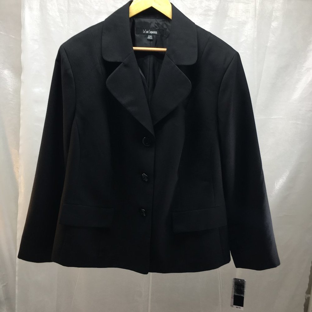 Le Suit Black 1pc Blazer Jacket